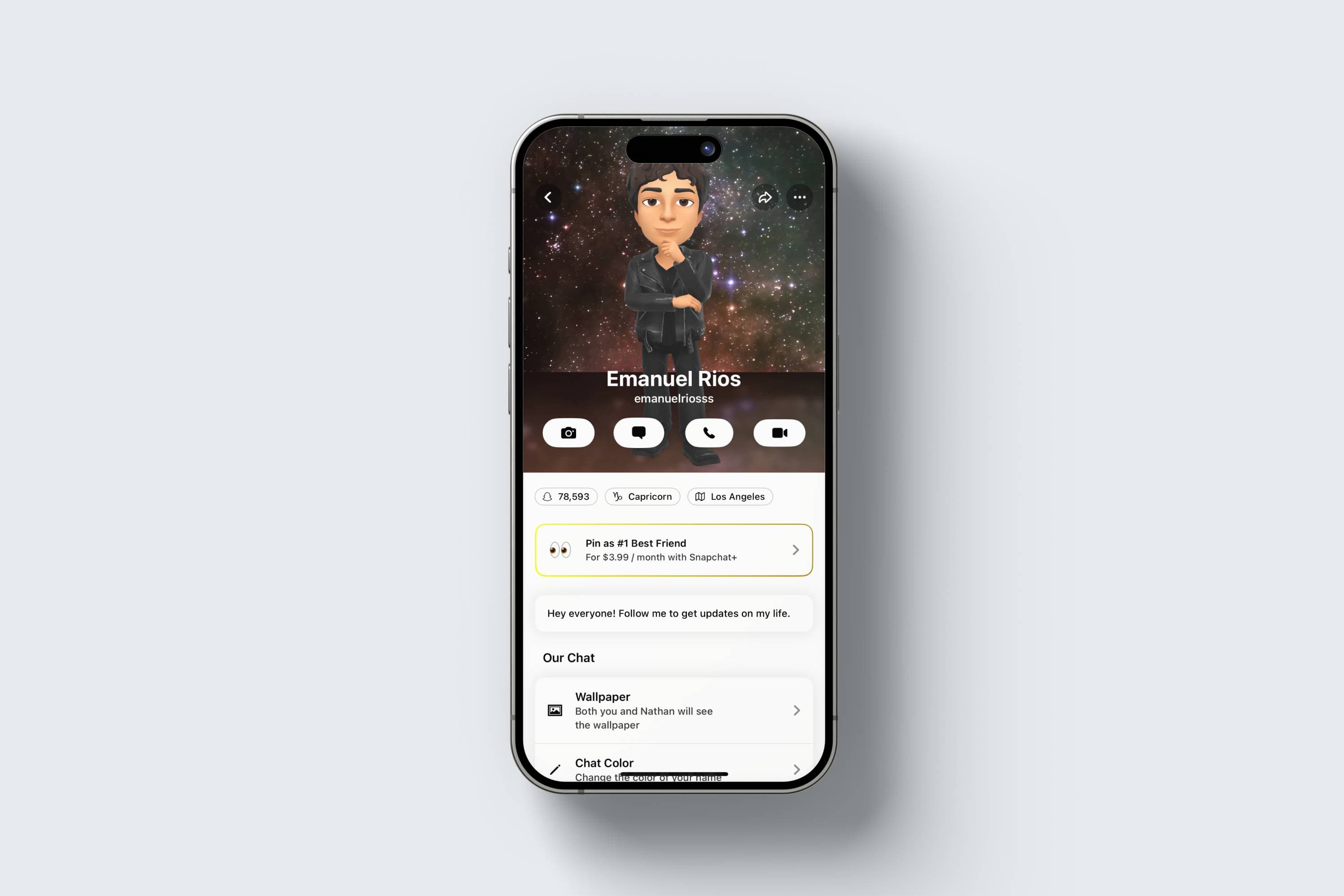 Snapchat Profile Redesign image 1
